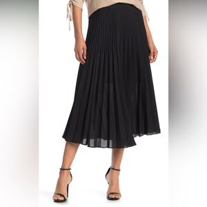 Max Studio Black Midi Skirt
